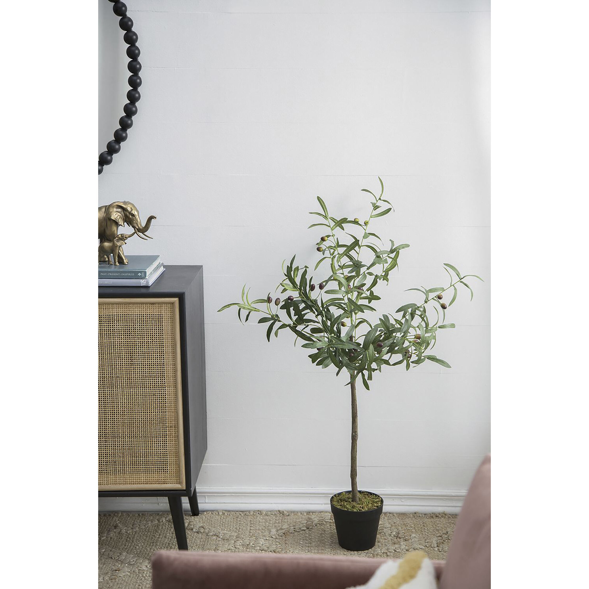 Olive Tree Green Faux Plant