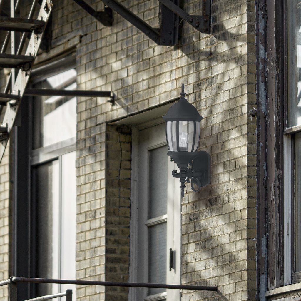 Tiverton 1 Light 22 inch Black Outdoor Wall Lantern