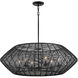 Open Air Luca 6 Light 42.25 inch Outdoor Pendant/Chandelier
