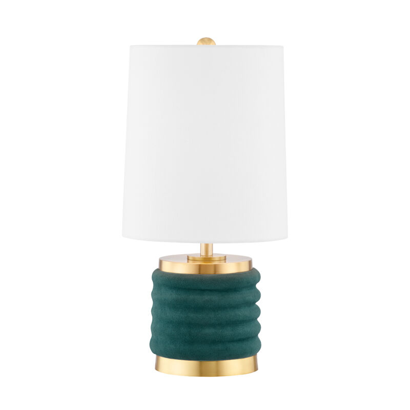 Dark teal table lamp best sale