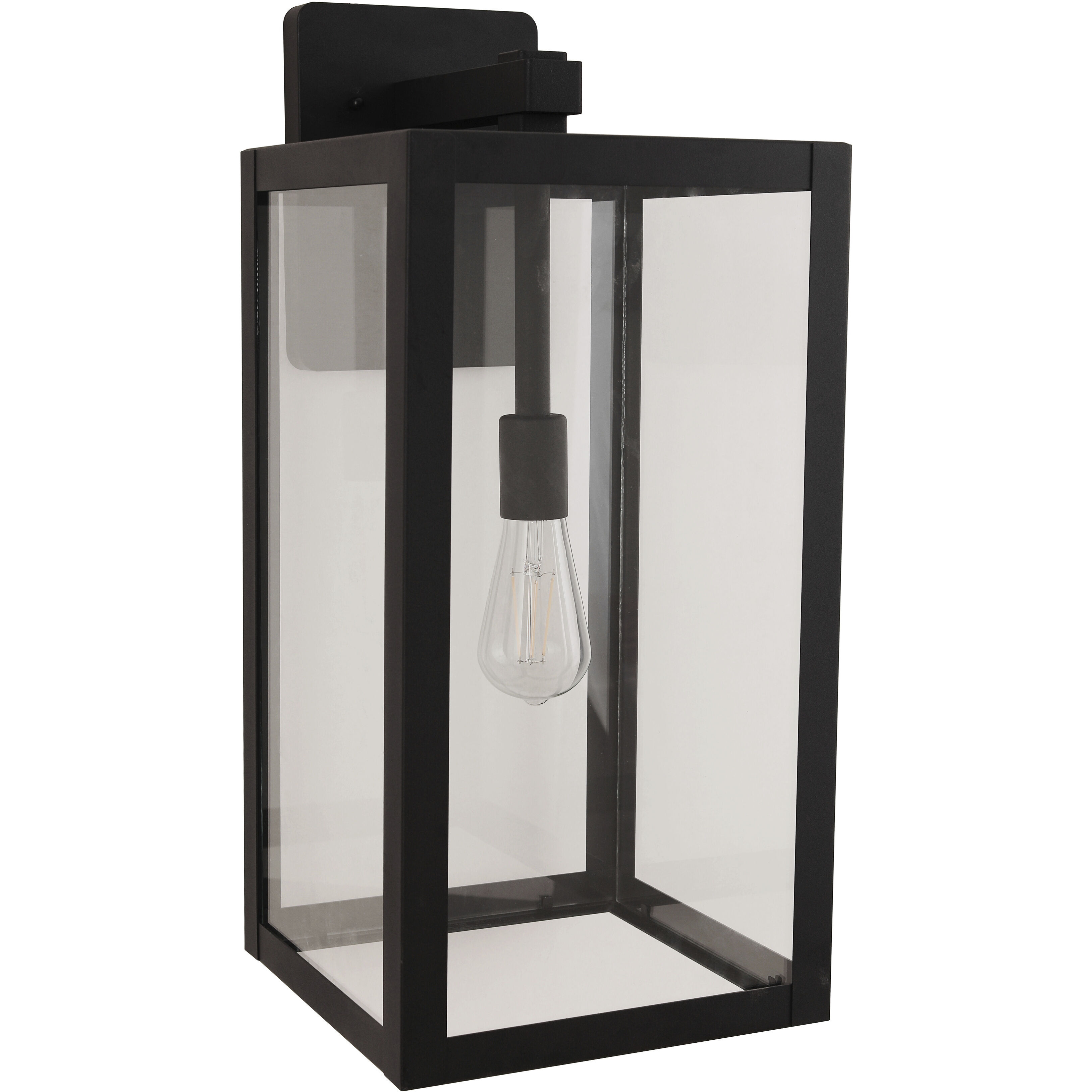 Harris 1 Light 10 inch Textured Black Outdoor Lantern