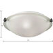 Sunglow 2 Light 13 inch Brushed Nickel Flush Mount Ceiling Light