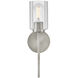 Leta 1 Light 7.5 inch Brushed Nickel Bath Light Wall Light