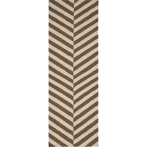 Frontier 96 X 30 inch Camel, Cream Rug
