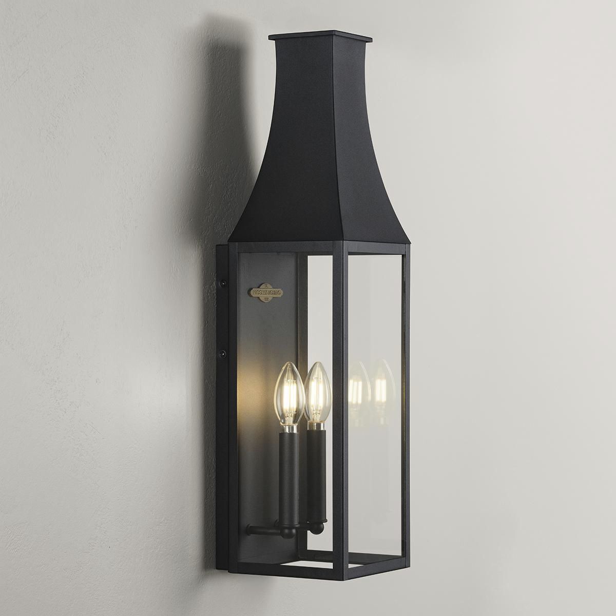 Radcliffe 2 Light 24 inch Black Outdoor Wall Lantern
