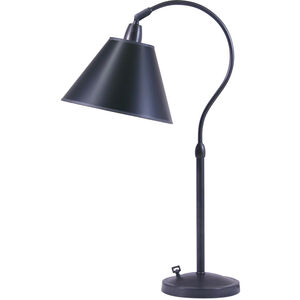 Hyde Park 26 inch 100 watt Oil Rubbed Bronze Table Lamp Portable Light in Black Parchment