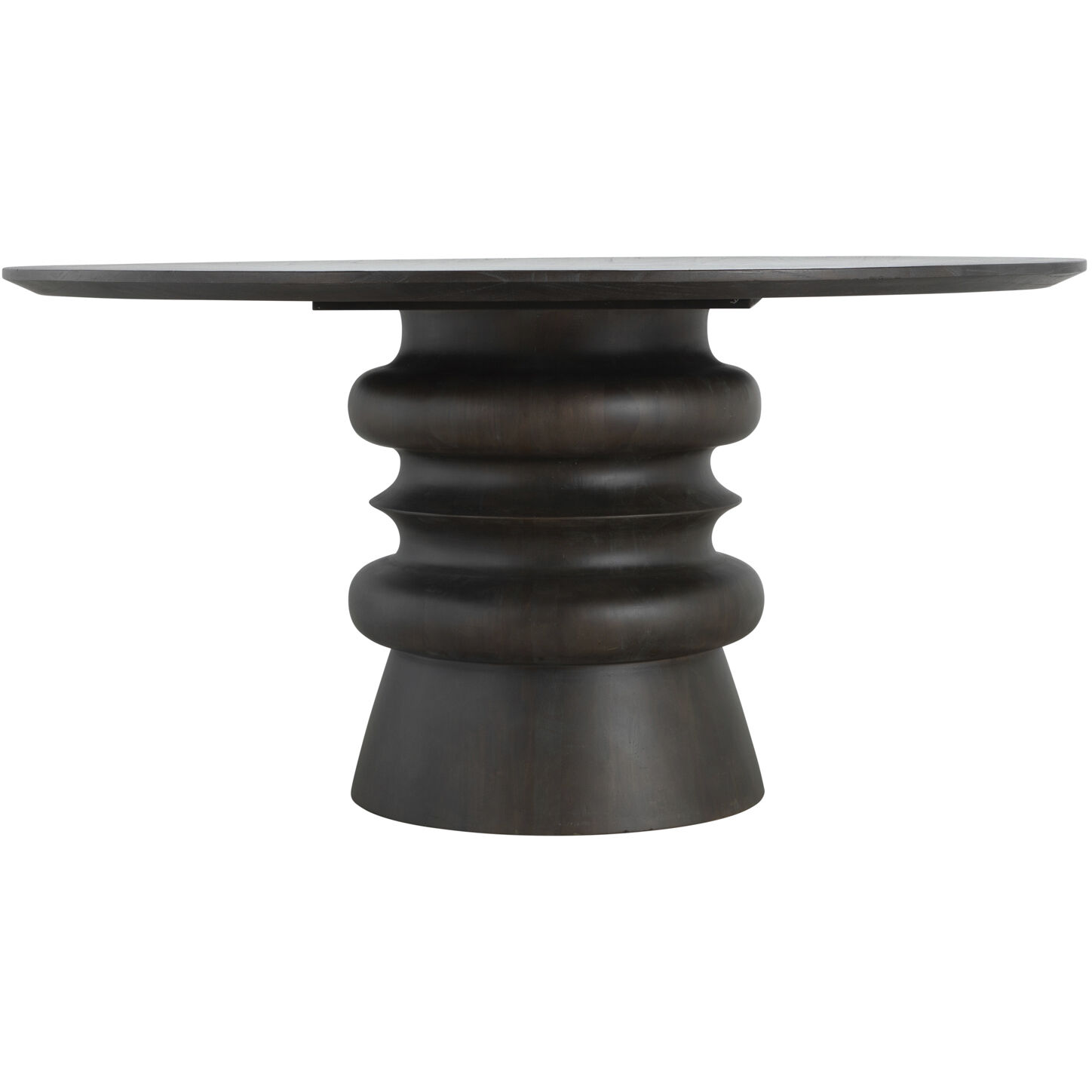 Teva 60 X 60 inch Cerused Forest Black Dining Table