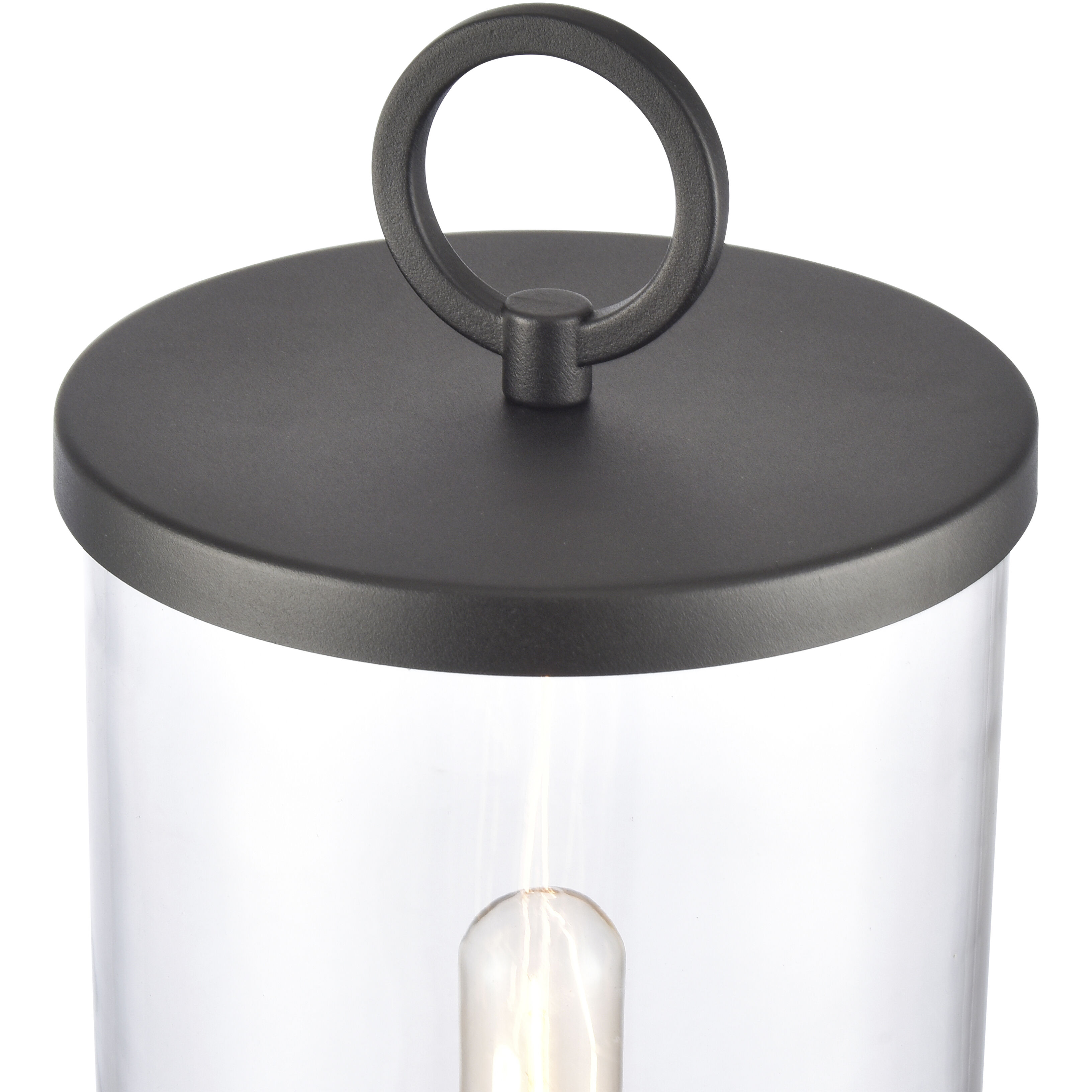 Hopkins 1 Light 20.75 inch Charcoal Outdoor Post Light