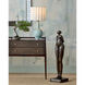 Celadon 29.75 inch 150 watt Celadon Crackle and Clear and Antique Brass Table Lamp Portable Light