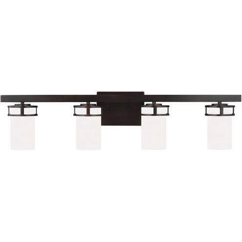 Robie 4 Light 34 inch Bronze Wall Bath Fixture Wall Light