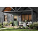 Hone 1 Light 18 inch Black Textured Outdoor Wall, Medium