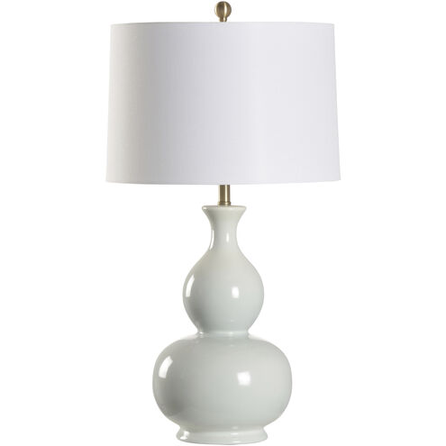 Waterspout 22 inch 100.00 watt Blue Table Lamp Portable Light