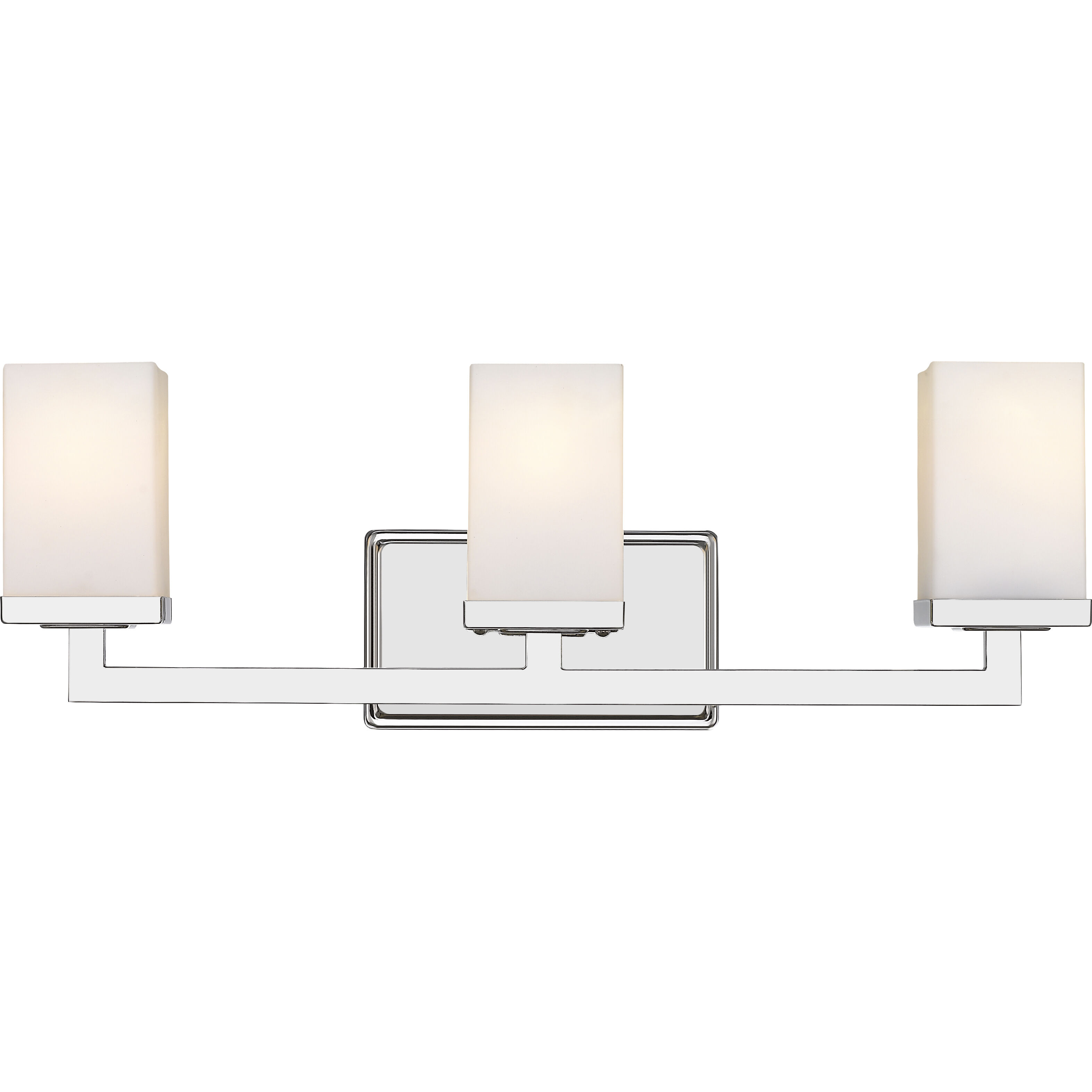 Tidal 3 Light 23.25 inch Chrome Vanity Wall Light