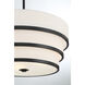 Cascade 3 Light Coal Pendant Ceiling Light