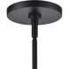 Monica 1 Light 13 inch Matte Black Pendant Ceiling Light