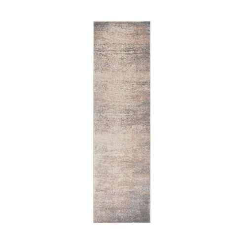 Amadeo 94 X 28 inch Dark Brown/Taupe/Cream/Ivory Rugs, Polypropylene and Polyester