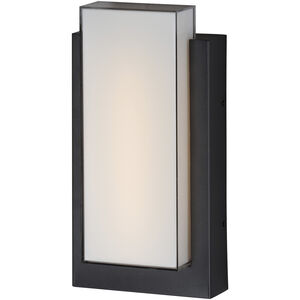 Tower LED 15 inch Black Outdoor Wall Sconce