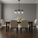 Anders 5 Light 24 inch Midnight Black Chandelier Ceiling Light
