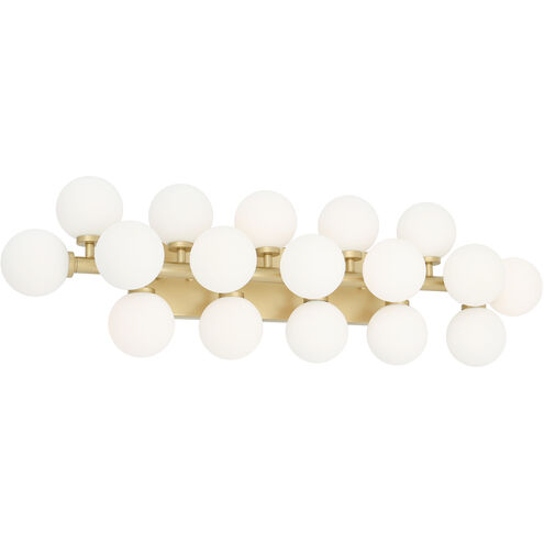 Arya LED 8 inch Satin Gold Wall Light