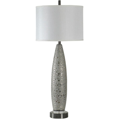 Signature 4 inch 150 watt Silver Table Lamp Portable Light