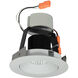 Iolite Matte Powder White Recessed Light in 800, 5000K, Retrofit Round Regress Cone