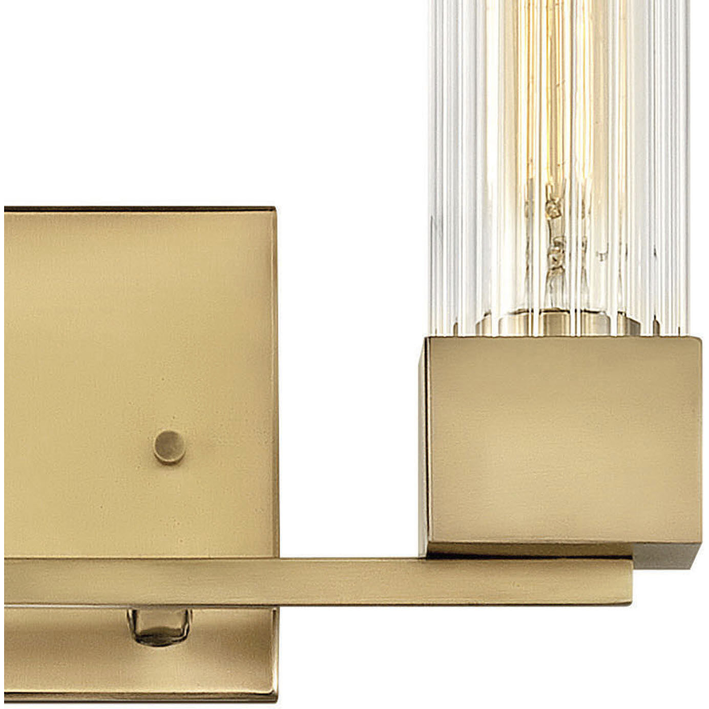Xander 2 Light 13 inch Heritage Brass Vanity Light Wall Light