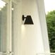 Smith LED 8 inch Textured Black Outdoor Wall
