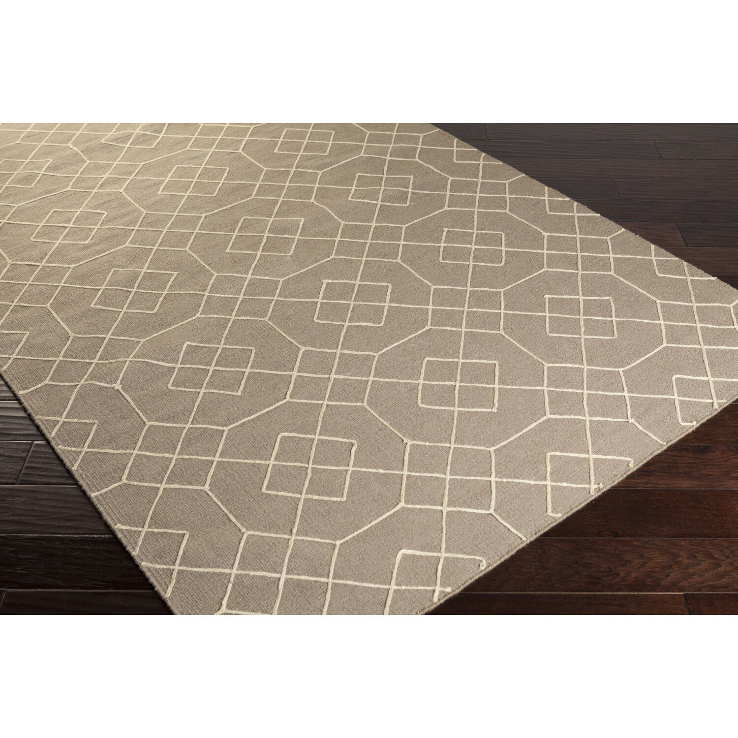 Seabrook Taupe / Beige Handmade Rug