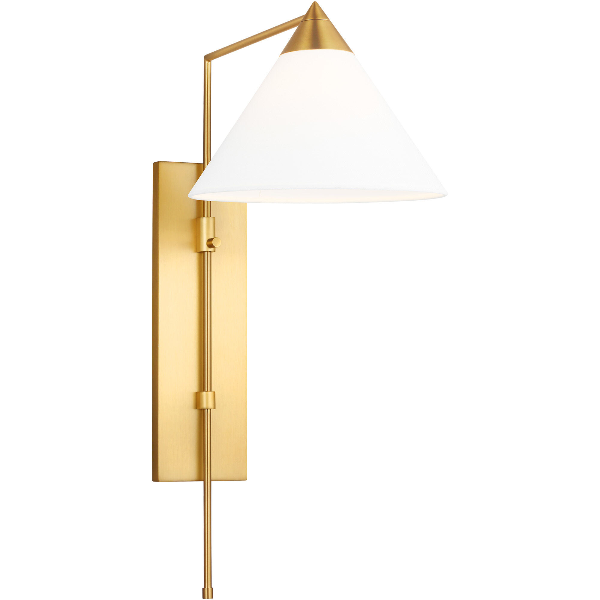 Kelly by Kelly Wearstler Franklin 1 Light 11 inch Burnished Brass Wall Sconce Wall Light