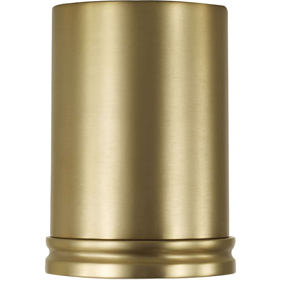 Griffin LED 5.5 inch Aged Brass Flush Mount Ceiling Light