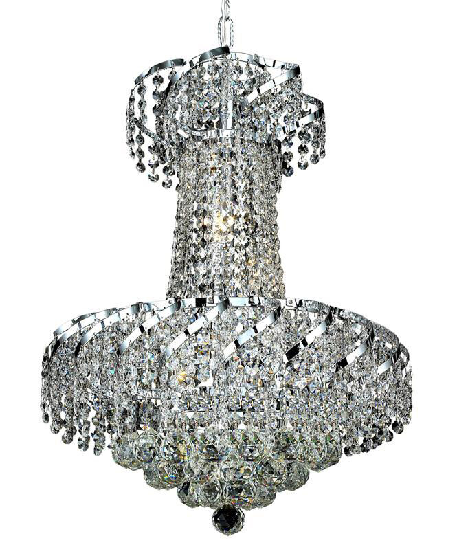 Belenus 6 Light 18 inch Chrome Dining Chandelier Ceiling Light in Royal Cut