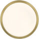 Velune 2 Light 14 inch Vintage Brass Flush Mount Ceiling Light