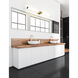 Cooper LED 40 inch Modern Gold Vanity Wall Light