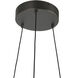 Lex LED 19.63 inch Urban Bronze Chandelier Ceiling Light