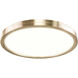 Stratos LED 11.88 inch Champagne Gold Ceiling Mount Ceiling Light