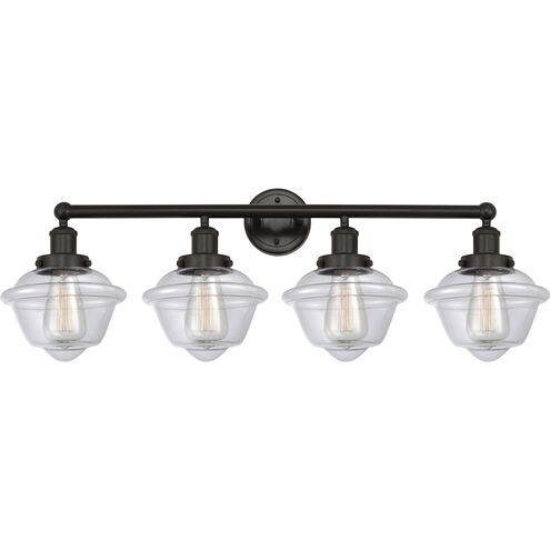 Oxford 4 Light 33.5 inch Oil Rubbed Bronze Bath Vanity Light Wall Light