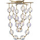 Pearla Pendant Ceiling Light in Brushed Champagne Brass