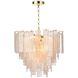 Glacier 8 Light 21 inch Clear Chandelier Ceiling Light, Small