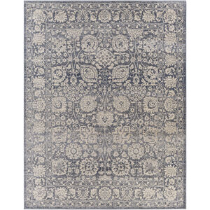 City Light 120 X 94 inch Blue/Charcoal/Cream Machine Woven Rug in 8 x 10