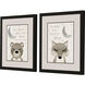 Animals Brown and Neutral and Beige and Gray Framed Art