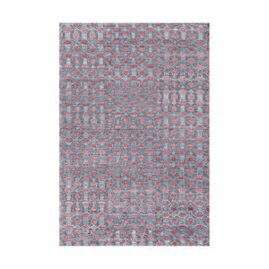 Florentine 36 X 24 inch Blue and Gray Area Rug, Viscose