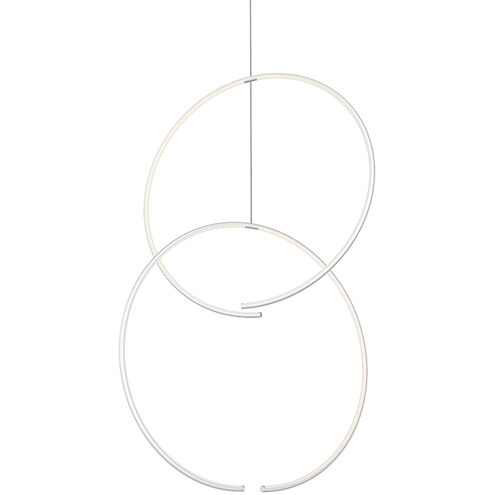 Torc LED 25 inch Satin White Pendant Ceiling Light