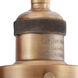 Franklin Restoration Small Canton 1 Light 7 inch Brushed Brass Sconce Wall Light in Matte White Glass, Franklin Restoration