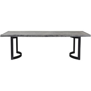 Bent 98.5 X 40 inch Grey Dining Table, Small