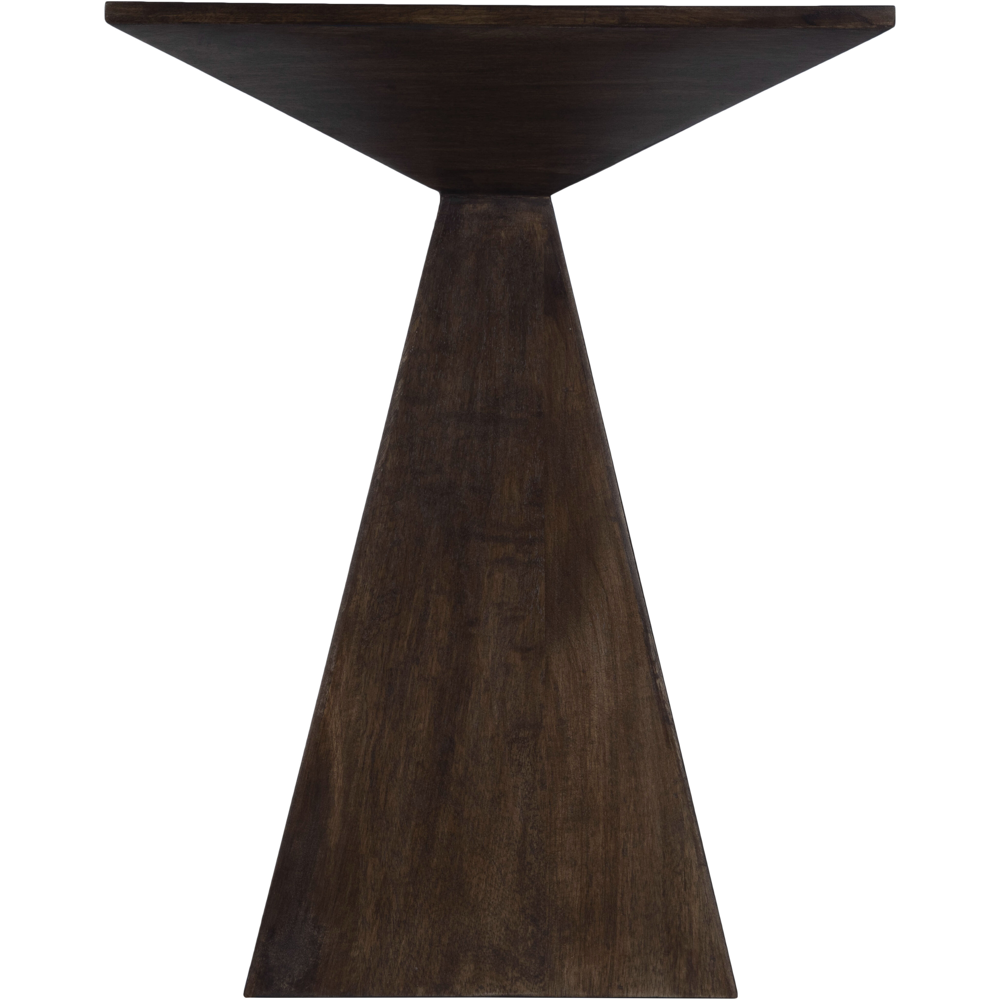 Titus Dark Brown Modern End or Side Table