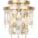 Kalani 2 Light 12 inch French Gold Sconce Wall Light, Smithsonian Collaboration