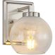 Elliott 1 Light 7.25 inch Pewter Vanity Light Wall Light in Alabaster