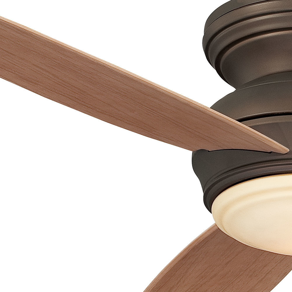 Traditional Concept 52 inch Oil Rubbed Bronze with Medium Maple Blades Outdoor Ceiling Fan