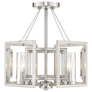 Marco 4 Light 16 inch Pewter Semi-flush Ceiling Light, Convertible