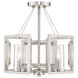 Marco 4 Light 16 inch Pewter Semi-flush Ceiling Light, Convertible